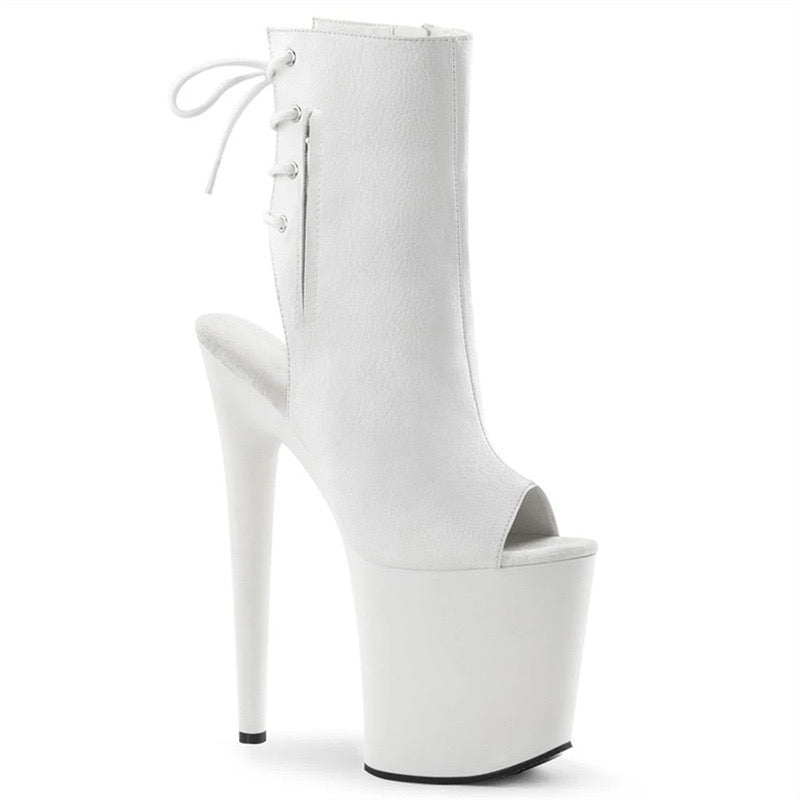 ππππππι
ηγ Peep Power γPatent leather luxe Lace 20cm